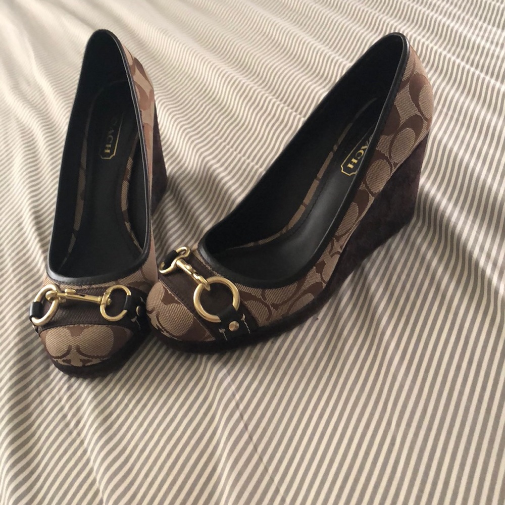 Coach wedges